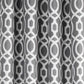 84" Gray Trellis Black Out Window Curtain Panel
