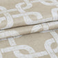 84” Sand Interlock Pattern Window Curtain Panel