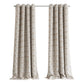 84” Sand Interlock Pattern Window Curtain Panel