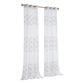 Set of Two 84"  Gold Wave Embroidered Window Panels