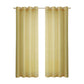Set of Two 84"  Gold Solid Modern Window Panels
