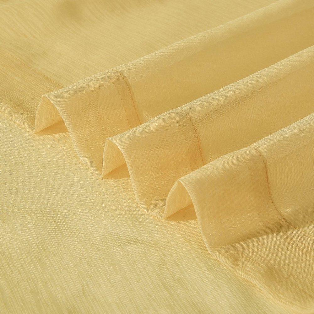 Set of Two 84"  Gold Solid Modern Window Panels