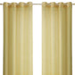 Set of Two 84"  Gold Solid Modern Window Panels