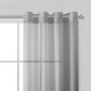 Set of Two 84"  Silver Solid Modern Window Panels