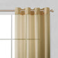 Set of Two 84"  Tan Solid Modern Window Panels