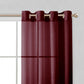 Set of Two 84"  Burgundy Solid Modern Window Panels