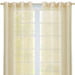 Set of Two 84"  Beige Solid Modern Window Panels