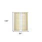 Set of Two 84"  Beige Solid Modern Window Panels