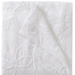 Set of Two 84"  White Floral Embroidered Window Panels