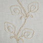 Set of Two 84" Beige Boho Embroidered Window Panels