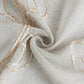 Set of Two 84" Beige Boho Embroidered Window Panels