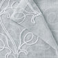 Set of Two 96"  Silver Boho Embroidered Window Panels