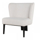 30" Gray And Black Upholstered Wingback Chair