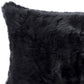 Set of Two 12" X 20" Black Throw Pillows