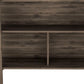 Brown 41" Kitchen Island With Storage