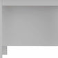 White and Brown 41" Kitchen Island With Storage
