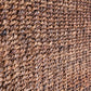 Brown Natural and Rustic Woven Banana Leaf Curved King Size Headboard