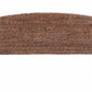Brown Natural and Rustic Woven Banana Leaf Curved Queen Size Headboard