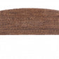 Brown Natural and Rustic Woven Banana Leaf Curved Queen Size Headboard