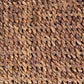 Brown Natural and Rustic Woven Banana Leaf Straight Queen Size Headboard