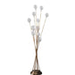 46" Gold 11 LED Novelty Floor Lamp With White