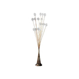 62" Yellow 16 LED Novelty Floor Lamp With White