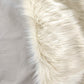 50" x 60" Royal White Long Hair Faux Fur Throw