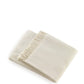 Soft Creamy White Links Pattern Throw Blanket