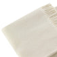 Soft Creamy White Links Pattern Throw Blanket