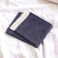 Soft Navy Blue Links Pattern Throw Blanket