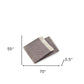 Soft Taupe Links Pattern Throw Blanket