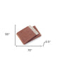 70" X 55" Terra Cotta Woven Cotton Plush Throw Blanket
