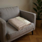 50" X 60" Light Brown Woven Herringbone Plush Throw Blanket with Tassels