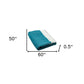 Dark Teal Soft Acrylic Herringbone Throw Blanket