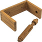 Traditional Solid Teak Wall Mount Toilet Paper Holder