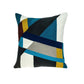20" Blue and White Cotton Throw Pillow