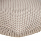 20" x 20" Beige and Pink Woven Square Accent Throw Pillow