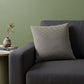 20" x 20" Black and Beige Woven Square Accent Throw Pillow