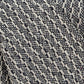 52" X 67" Beige and Black Quilted Cotton Abstract Throw Blanket