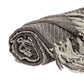 Brown and Taupe Striped Woven Handloom Throw