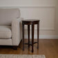 26" Chestnut Oval End Table With Shelf