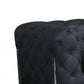 Two Piece Indoor Dark Gray Italian Leather Five Person Seating Set