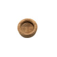 Set of Two Brown Wood Drawer Pull Knobs