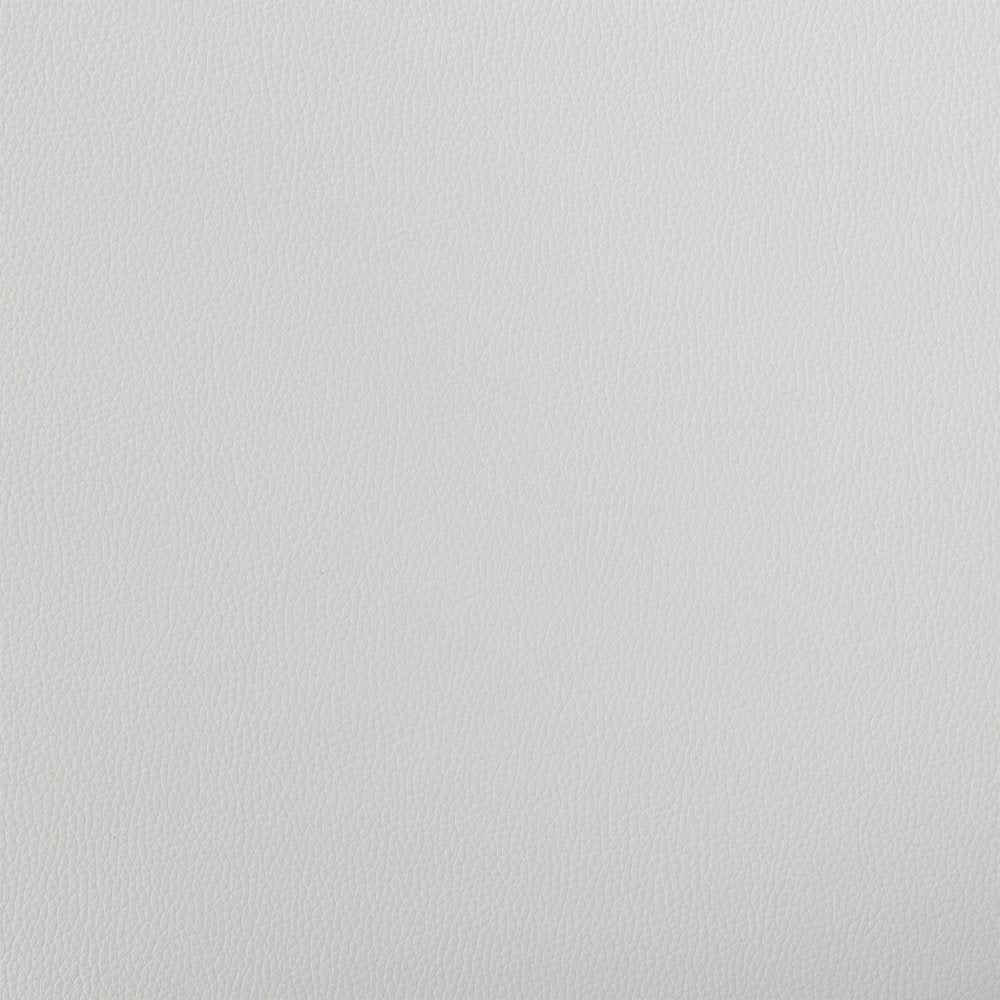 25" White And Silver Iron Swivel Backless Counter Height Bar Chair