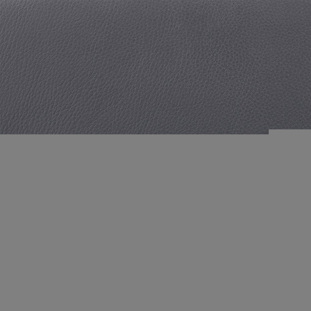 25" Slate Gray And Silver Iron Swivel Low Back Counter Height Bar Chair