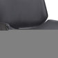30" Gray and Black Faux Leather and Iron Bar Height Swivel Bar Chair