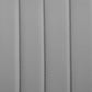 24" Gray And Silver Iron Swivel Adjustable Height Bar Chair