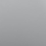 26" Gray And Black Faux Leather And Iron Swivel Counter Height Bar Chair