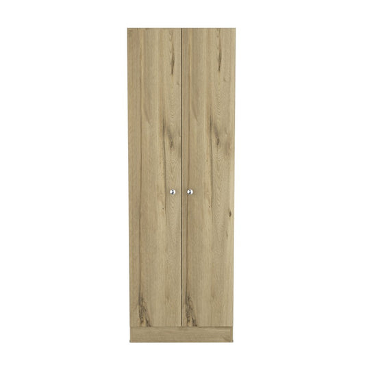 71" Oak Wood Pantry Or Storage Closet