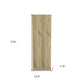 71" Oak Wood Pantry Or Storage Closet